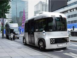 운전석 없는 '자율주행셔틀' 청계천서 첫 출발...23일부터 무료 운행