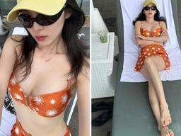 “군살 제로” 산다라박, 오렌지 비키니로 완벽 몸매 공개... ‘발리 핫걸’ 등극