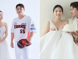 프로야구 선수와 <strong>치어리더</strong>의 만남... KIA 한준수, ♥LG<strong>치어리더</strong> 김이서와 결혼한다