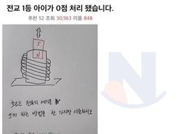 전교1등 <strong>아이</strong>가 선생의 억지로 0점처리 됐습니다