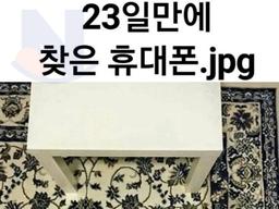 <strong>23</strong>일만에 찾은 휴대폰