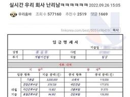 실시간 우리<strong>회사</strong> 난리났다