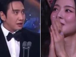 청룡영화상서 ‘커플 <strong>예능</strong>’ 찍은 이광수♥이선빈... 객석, 빵 터졌다 (영상)