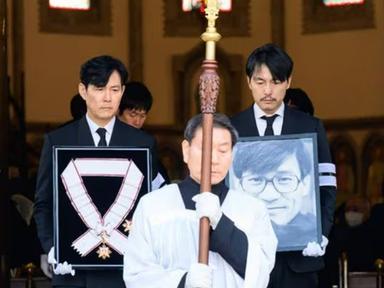 "영원한 국민배우"..故안성기, 가족→정우성·현빈 배웅 속 영면